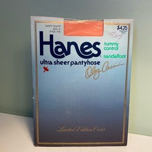 Vintage Hanes Ultra Sheer Pantyhose